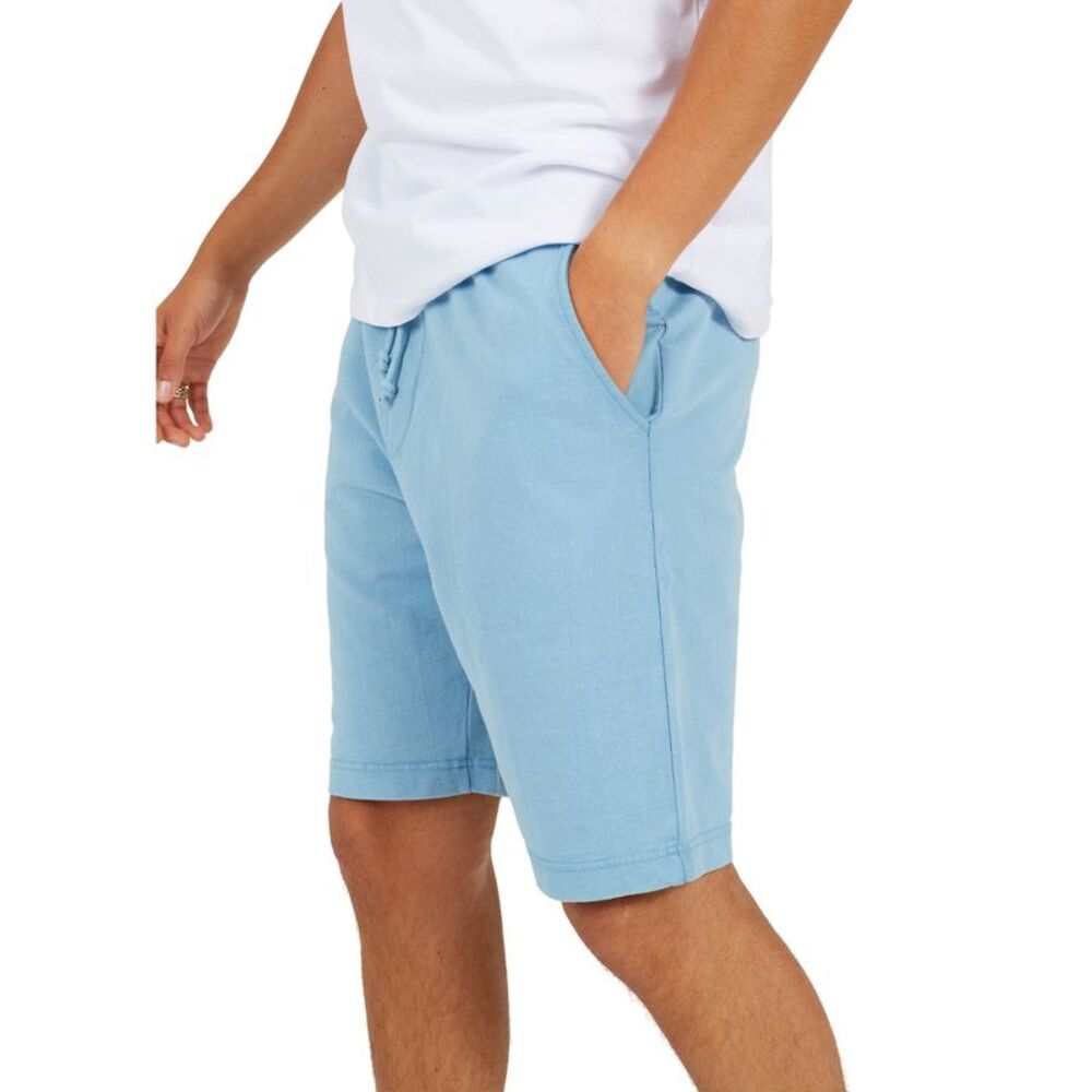 Brave Soul Mens Elasticated Waist Regular Shorts / Light Blue